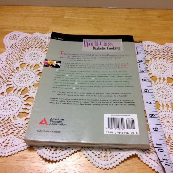 Diabetes Cookbook - World Class Diabetic Cooking ADA - Picture 2 of 8